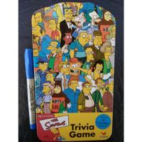 Usado, Trivia Game Simpsons 2003 Juego De Mesa Inglés segunda mano  Chile 