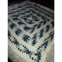 Manta O Chal Tejido Crochet, usado segunda mano  Chile 