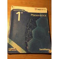 Usado, Matematica 1º Medio Bicentenario Santillana segunda mano  Chile 